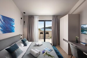 Familie villa, meerdere slaapkamers, uitzicht op zee (Villa Valmata Adriatic Pearl) | 5 slaapkamers, gratis wifi, beddengoed