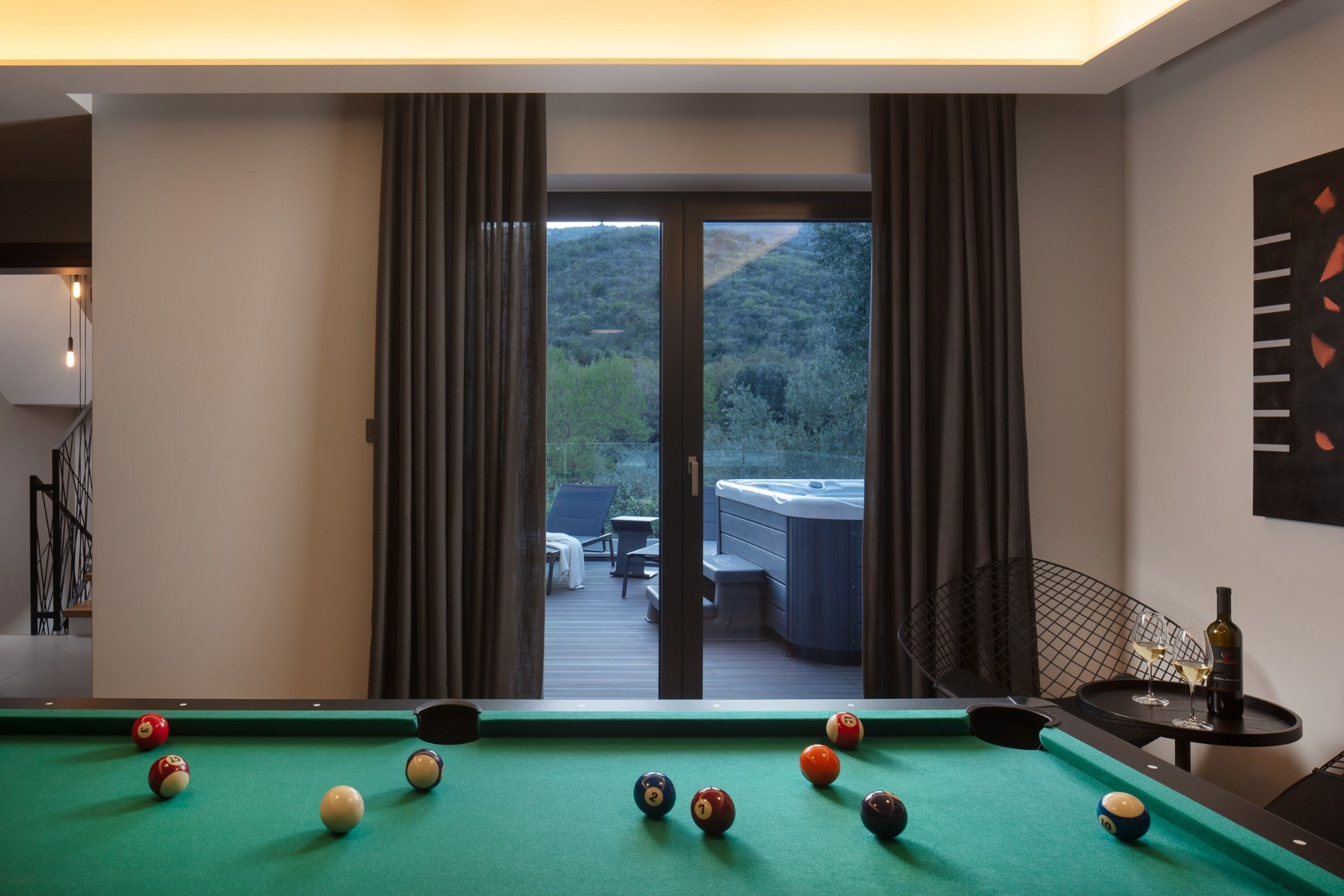 Familienvilla, Mehrere Schlafzimmer, Meerseite (Villa Valmata Adriatic Pearl) | Spielezimmer