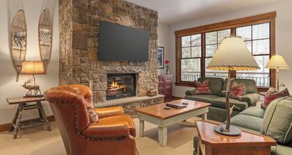 3-bedroom resort in terrific Teton Village with fitness room and AC