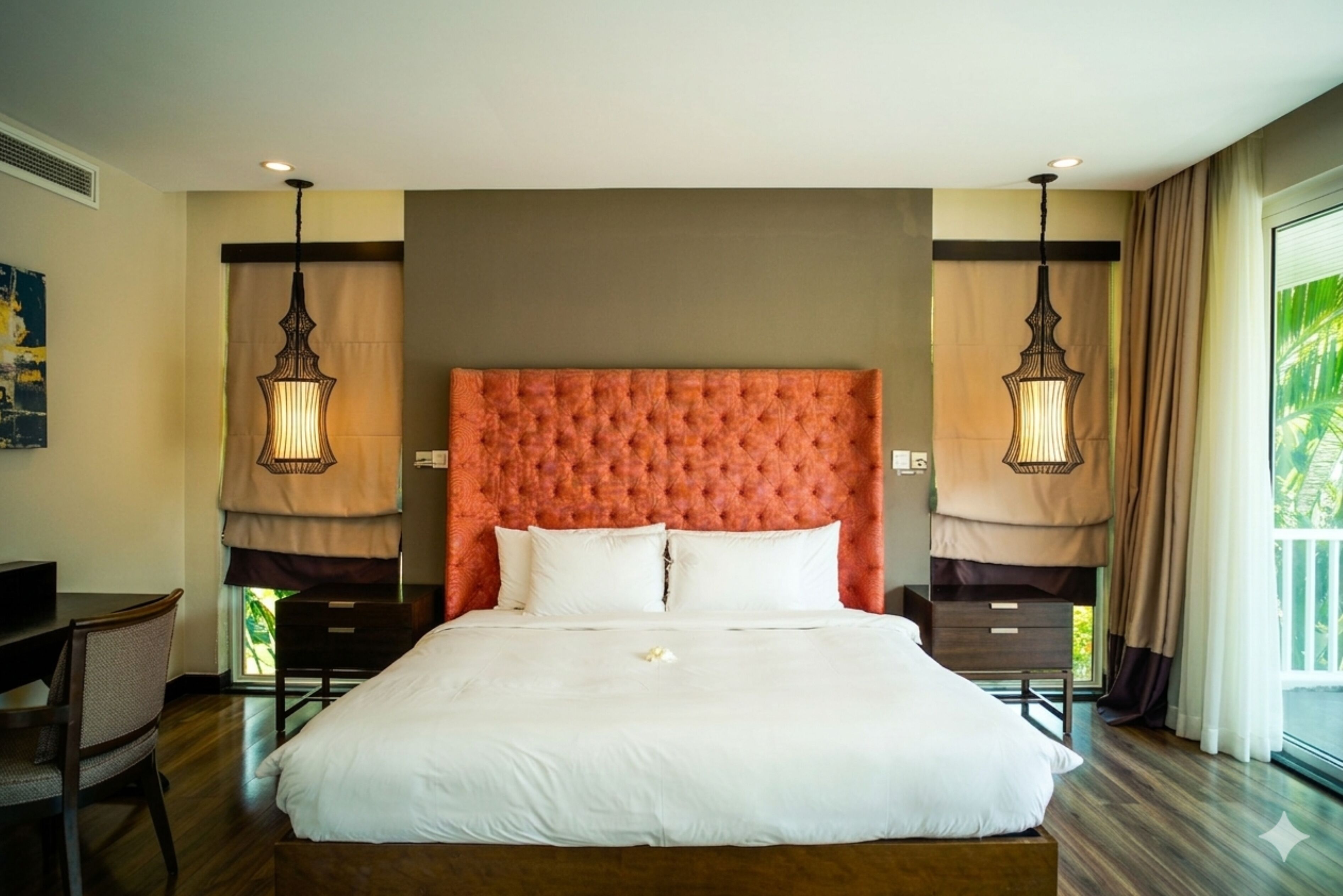 Deluxe-Villa, 4 Schlafzimmer, eingeschränkter Meerblick