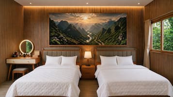 Deluxe Triple Room, Garden View | Laptop workspace, free WiFi