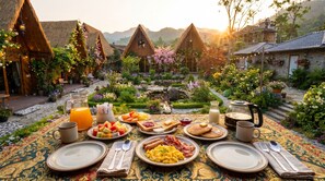 Opções para refeição ao ar livre