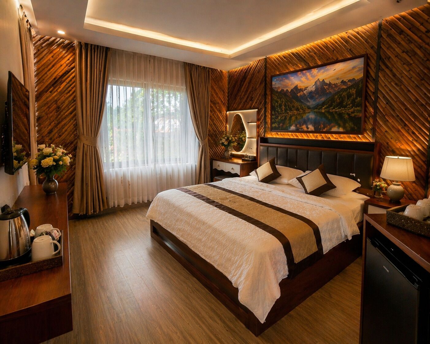 Deluxe Double Room, Garden View