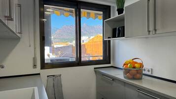 Microondas, horno, placa de cocina y lavavajillas