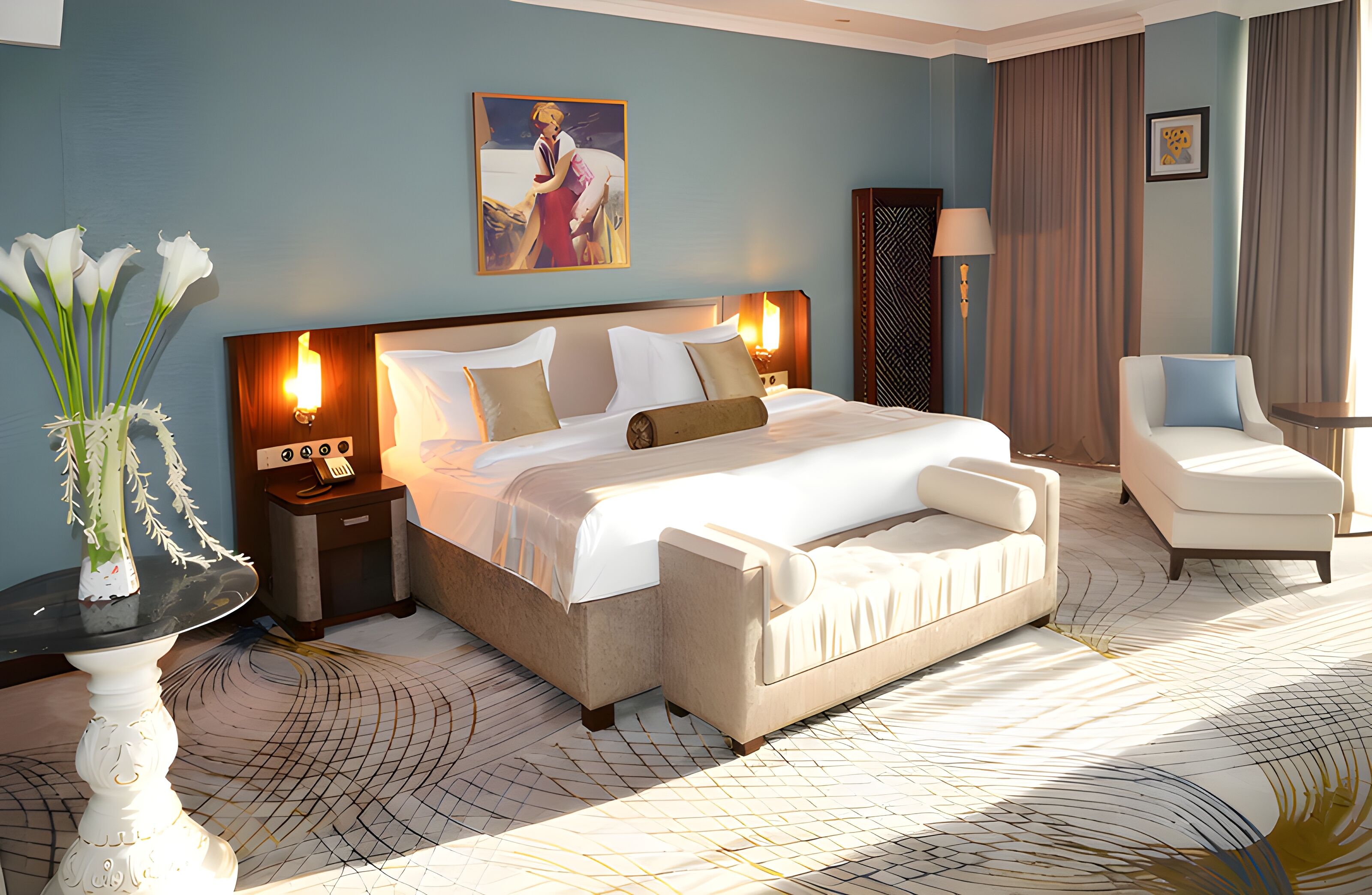 Deluxe Double Room, Garden View