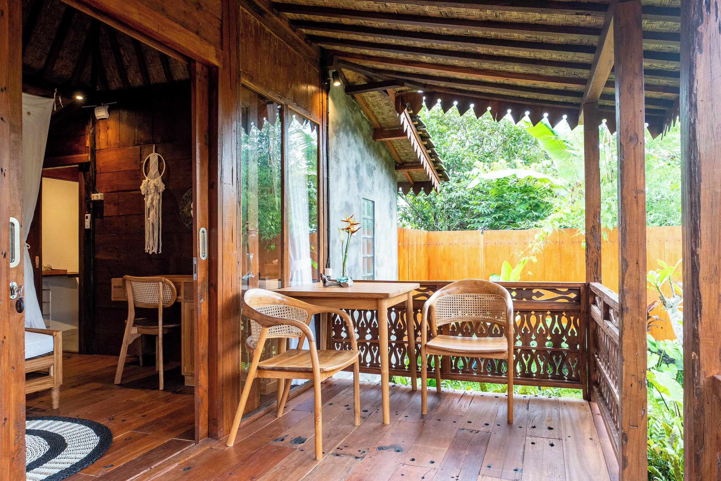 Villa Deluxe, 1 camera da letto, patio, vista piscina | Una scrivania, lenzuola