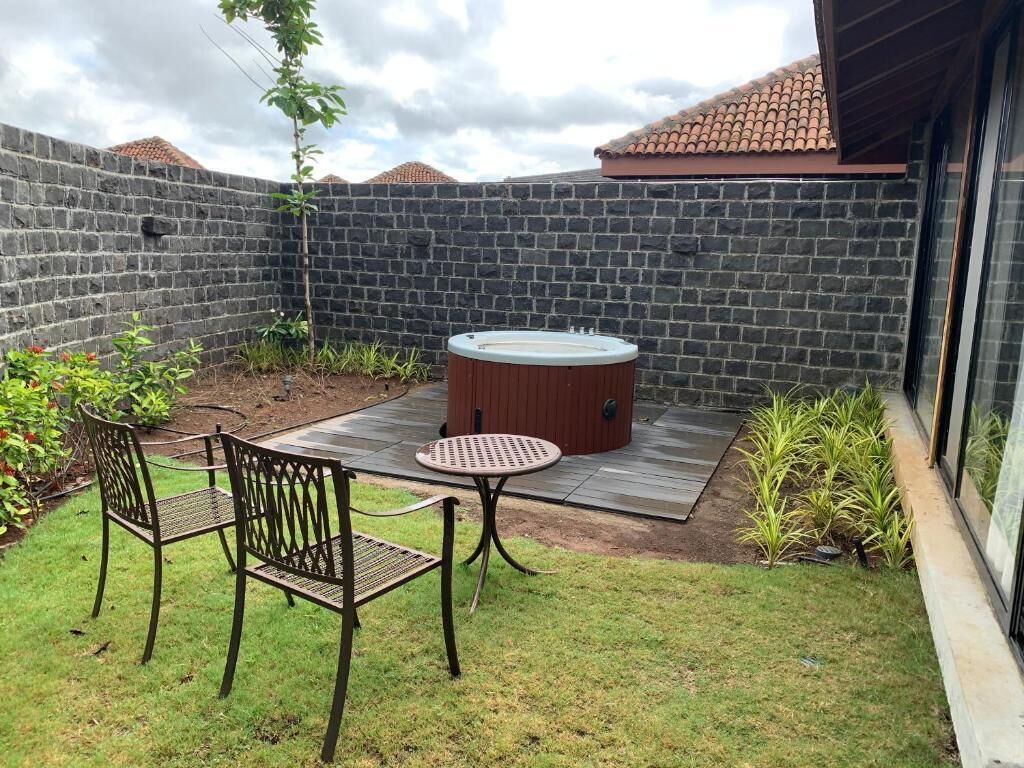 Habitación doble, vistas al jardín | Terraza o patio