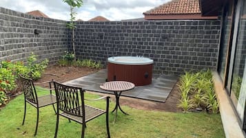 Double Room, Garden View | Terrace/patio