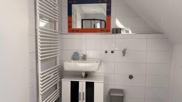 Shower, towels
