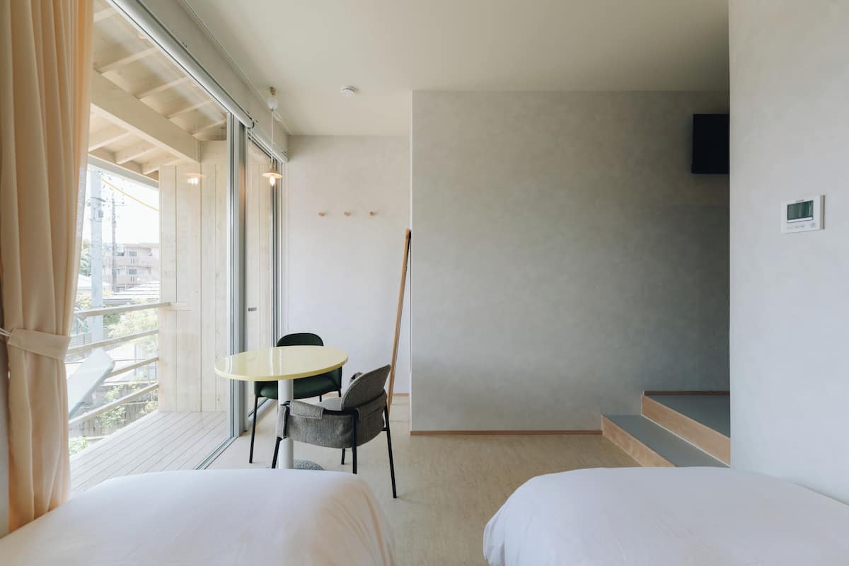 Chambre Standard double, lanai, vue sur le jardin | Accès au Wi-Fi (inclus)