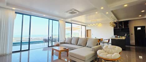 Villa, Ocean View | Living area