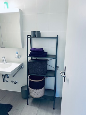 Hair dryer, toilet paper