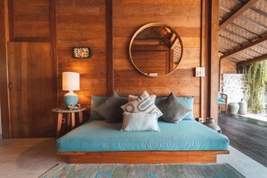 Double Room, Patio, Pool View | Living area - Deluxe Room with Pool Access (Uluwatu)