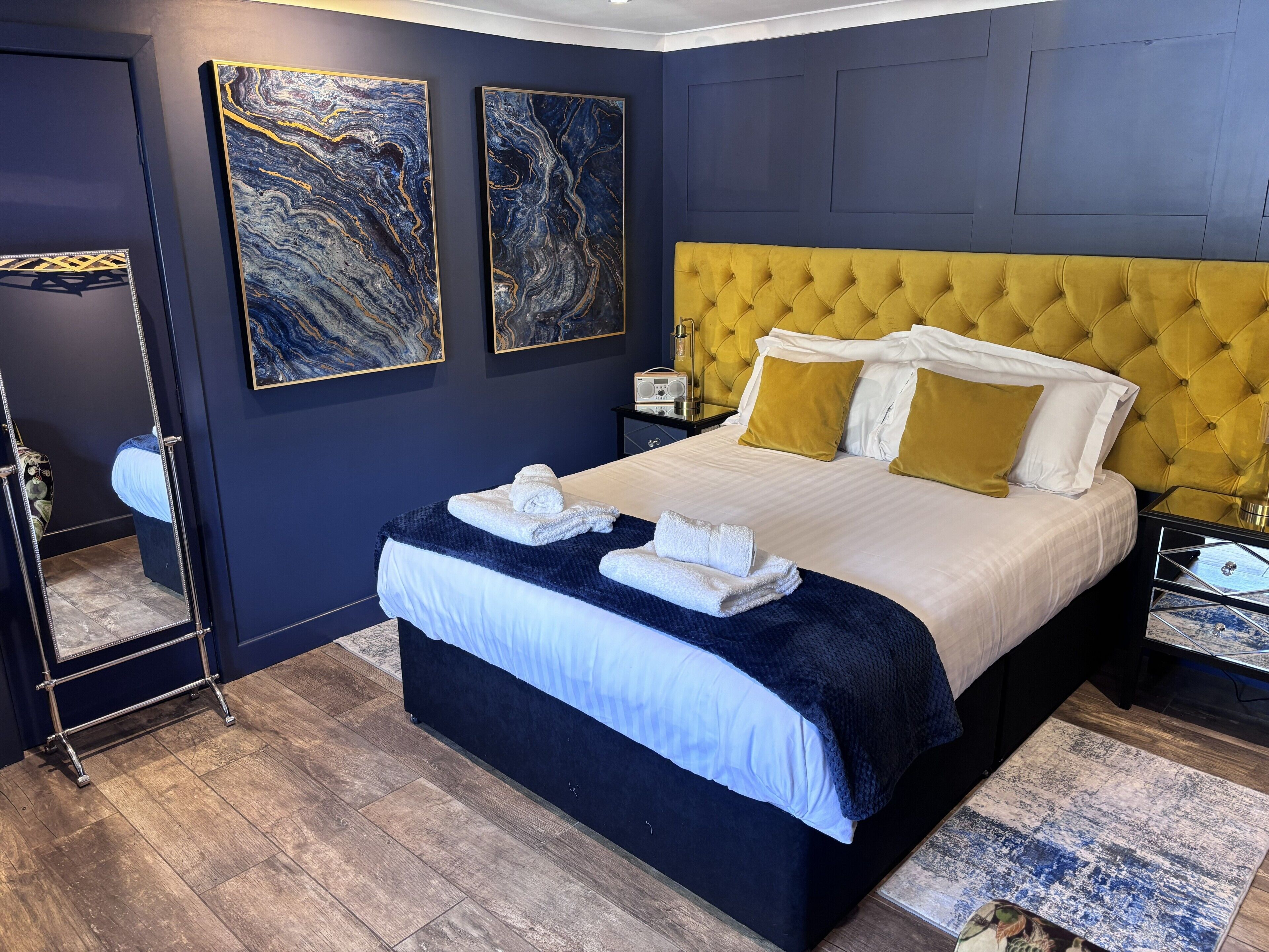 Individually decorated, individually furnished, bed sheets