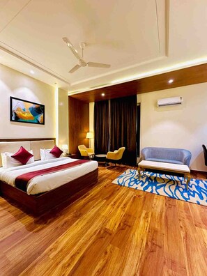 Kamar Double Deluks, balkon, pemandangan danau