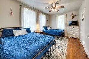 2 chambres, accès à Internet, literie fournie