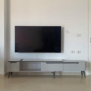 Family Suite, Partial Sea View | Television - The Didani Villa (Aliko)