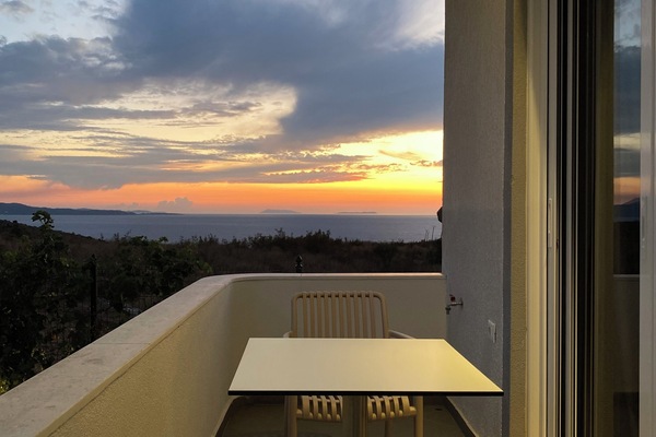 Blick vom Balkon