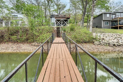 Dock + Swim Platform! Osage Beach Waterfront Home