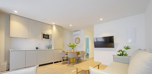 Deluxe-Apartment, 3 Schlafzimmer | Wohnbereich