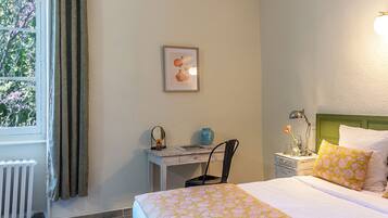 Comfort Double Room, Garden Area | Desk, laptop workspace, iron/ironing board, free WiFi