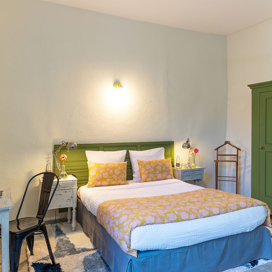 Comfort Double Room, Garden Area | Desk, laptop workspace, iron/ironing board, free WiFi