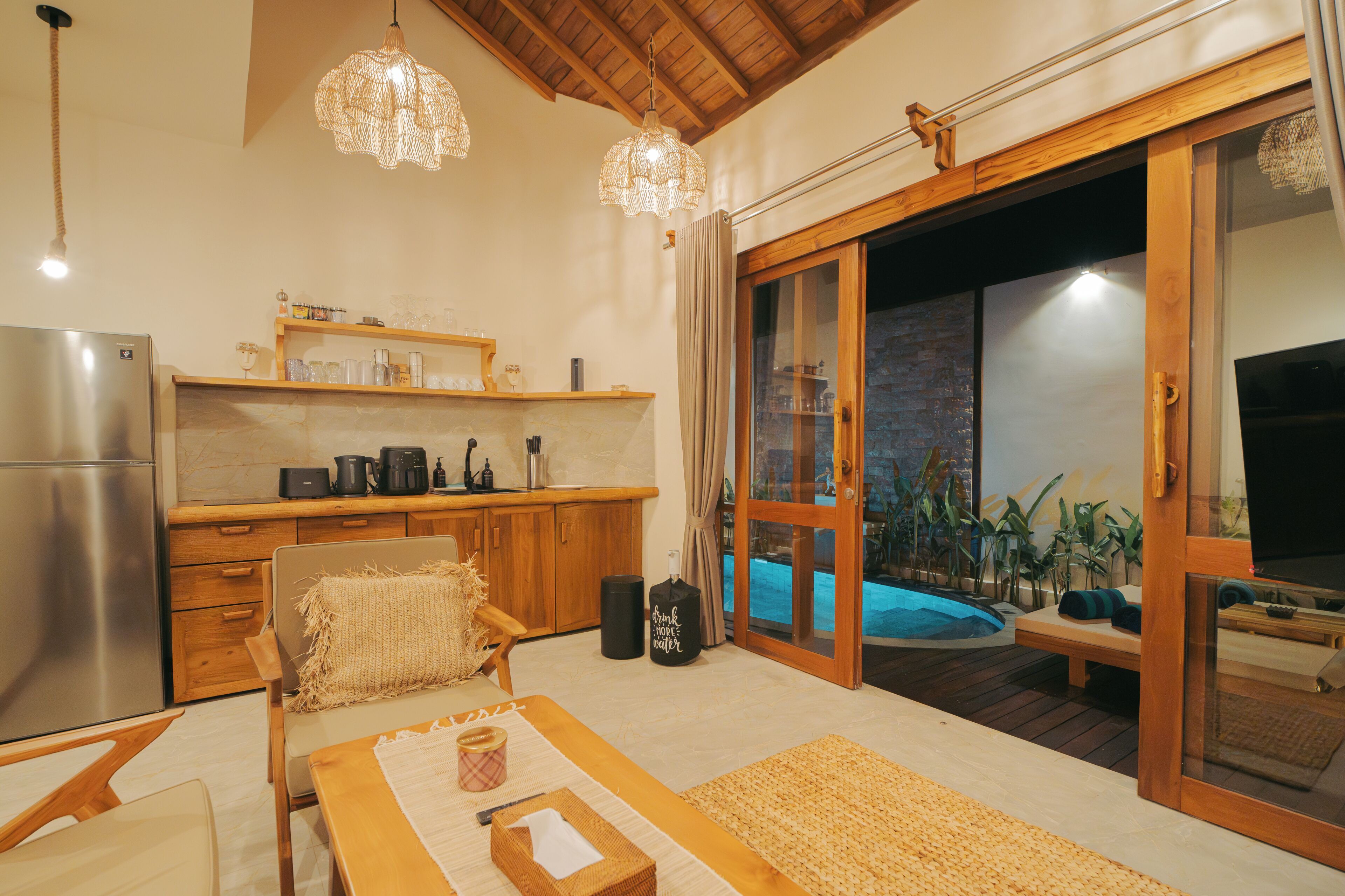 Villa Deluxe, vue piscine | Intérieur