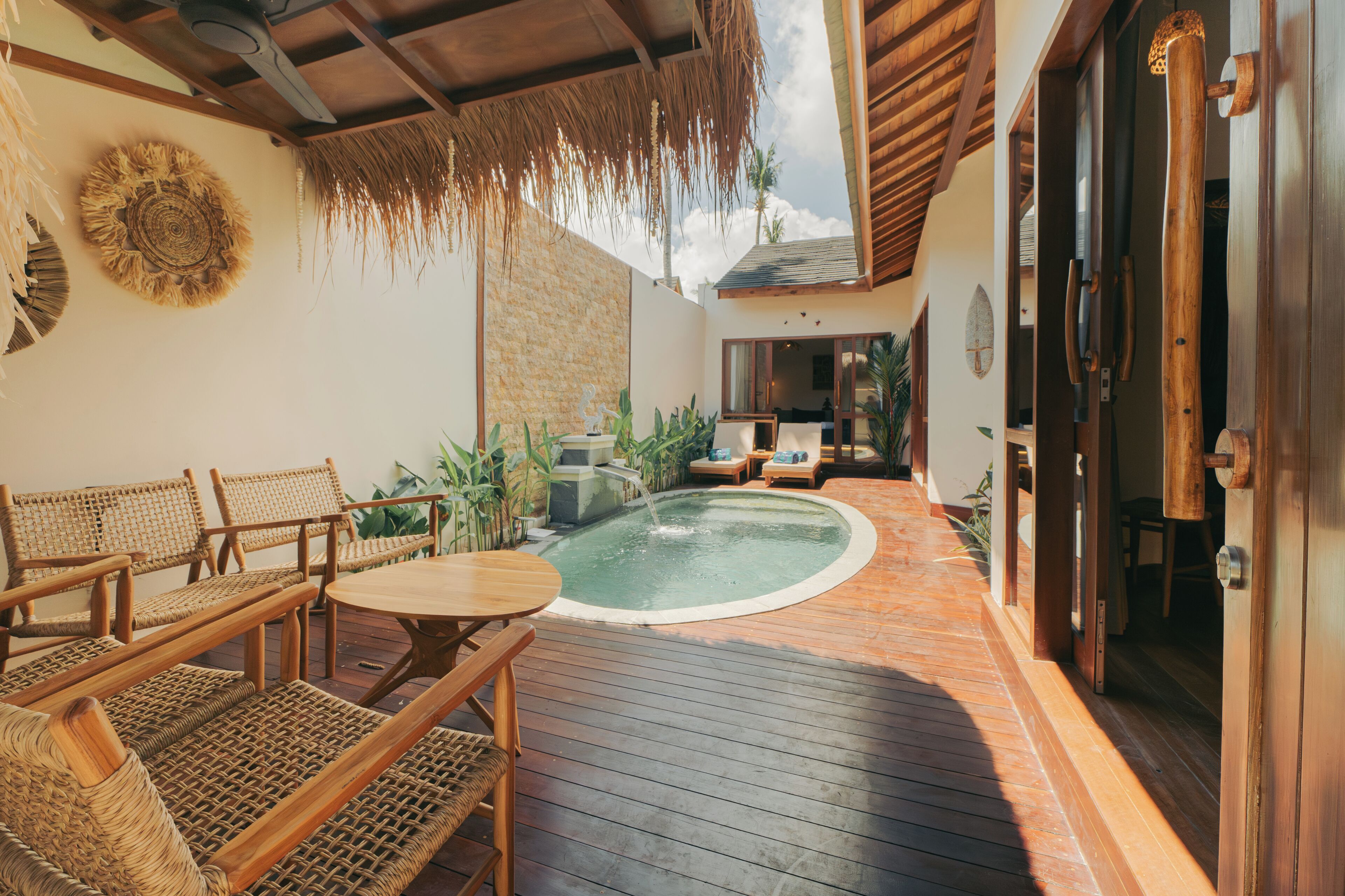 Deluxe-Villa, Poolblick | Pool