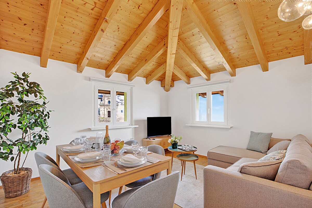 Leilighet – standard, 3 soverom (Agra Apartment (Lugano)) | Oppholdsområde