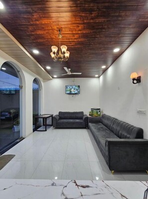 Sittområde i lobbyn