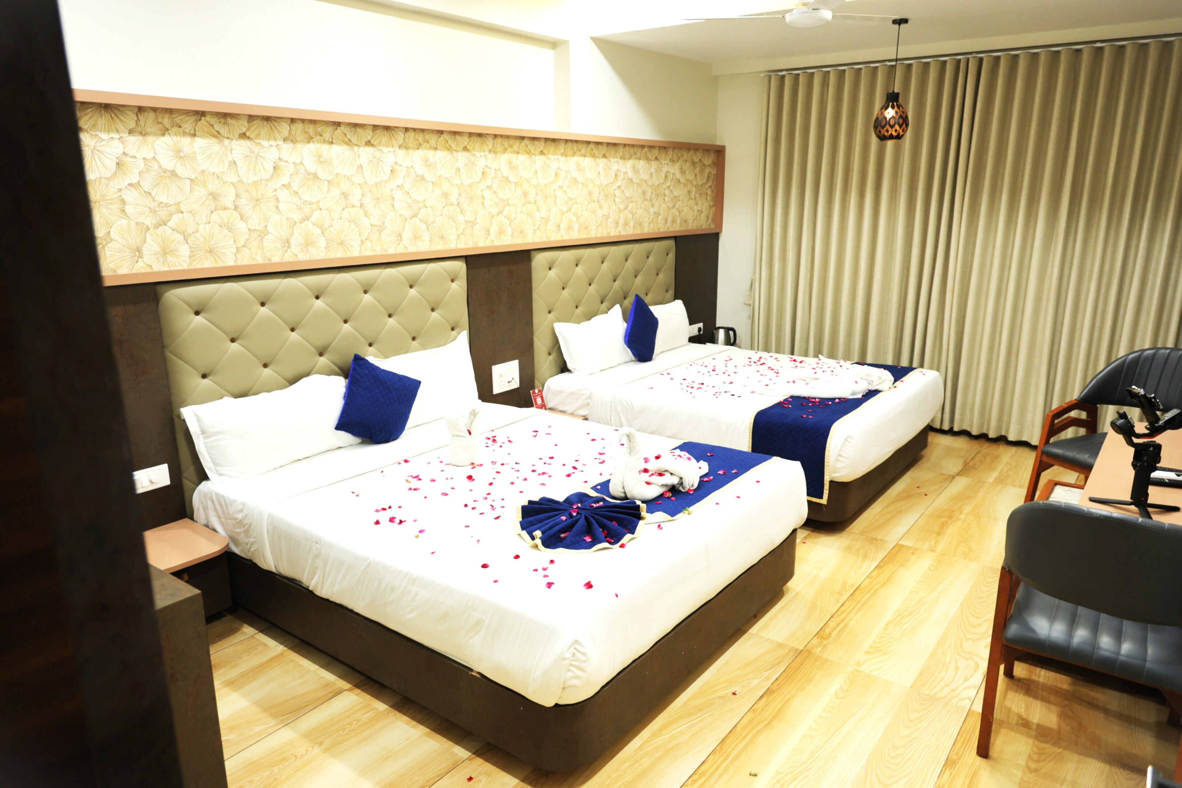 FamilieTwin kamer, uitzicht op zee