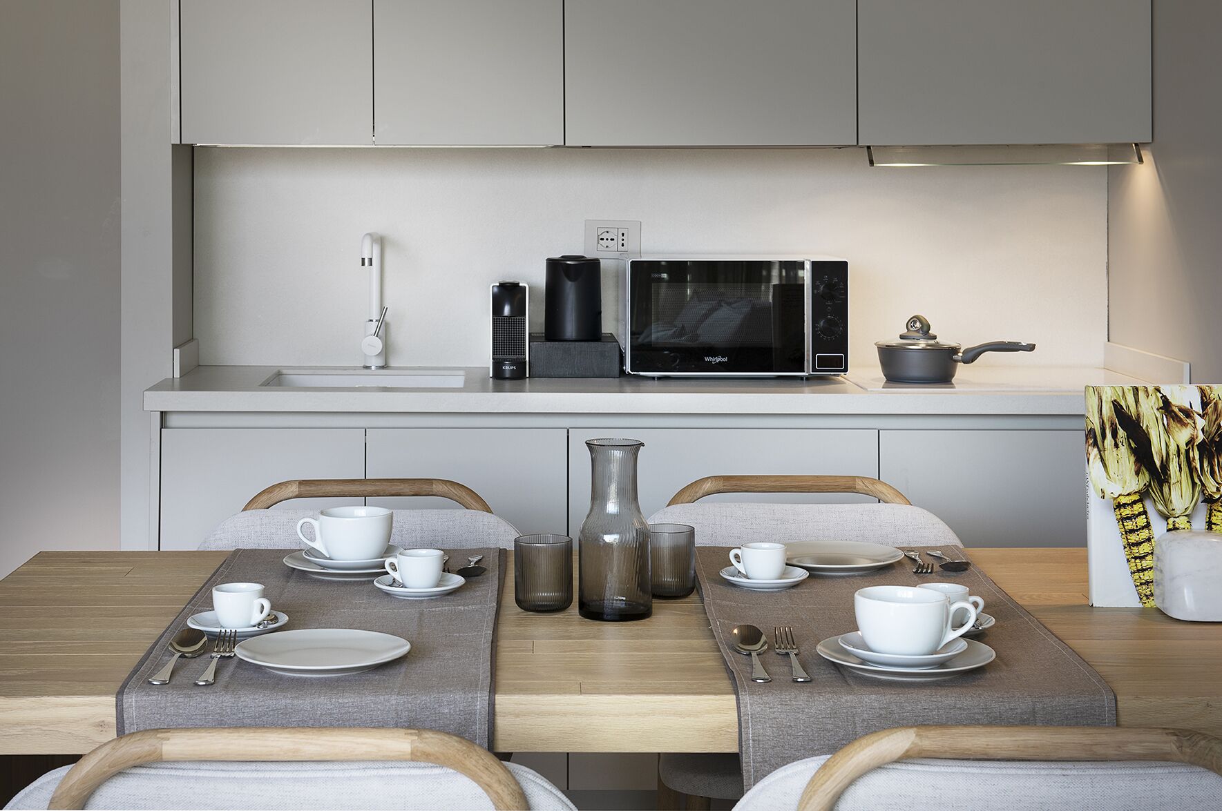 Appartement, balcon, vue sur le lac | Cuisine privée