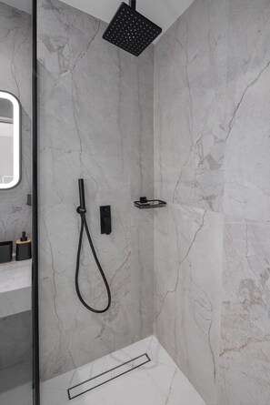Shower, hair dryer