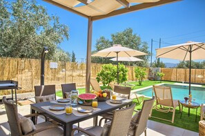 Outdoor dining - Villa Charaki VPR, Villa (Rhodes)