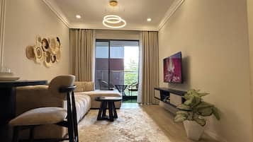 Appartement, 1 chambre | Coin séjour