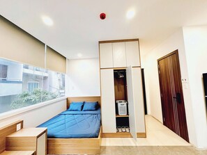 Căn hộ có tầm nhìn toàn cảnh, quang cảnh thành phố | Bàn, truy cập Internet không dây miễn phí 