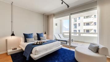 Premium bedding, down duvets, iron/ironing board, cots/infant beds