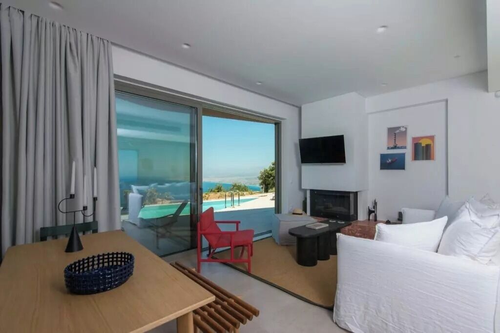 Villa Luxury, vista mare | Area soggiorno