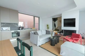 Living area - Plethora Luxury Suites (Malevizi)