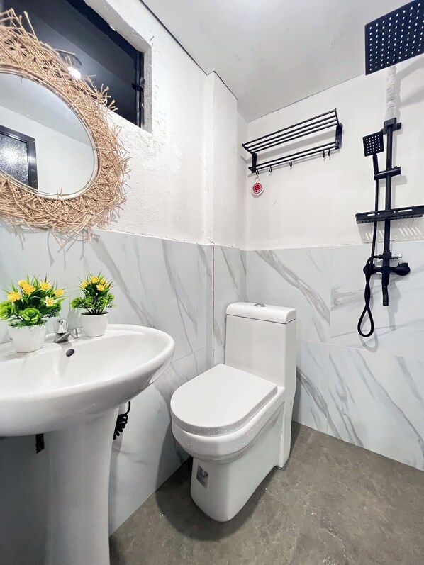 Towels, toilet paper