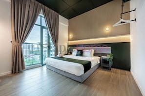 Suite Deluxe, 1 chambre, non-fumeur | DĂ©cor unique, ameublement unique, rideaux dâobscurcissement