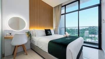 Individually decorated, individually furnished, blackout curtains