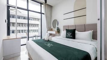 Individually decorated, individually furnished, blackout curtains