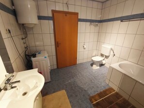 Haartrockner, Handtücher, Seife