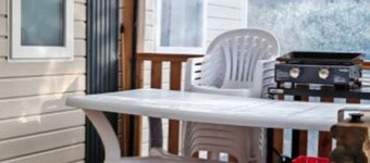 Auszeit in Gastes: Mobilheim für 8 Personen mit Pools & privater Terrasse