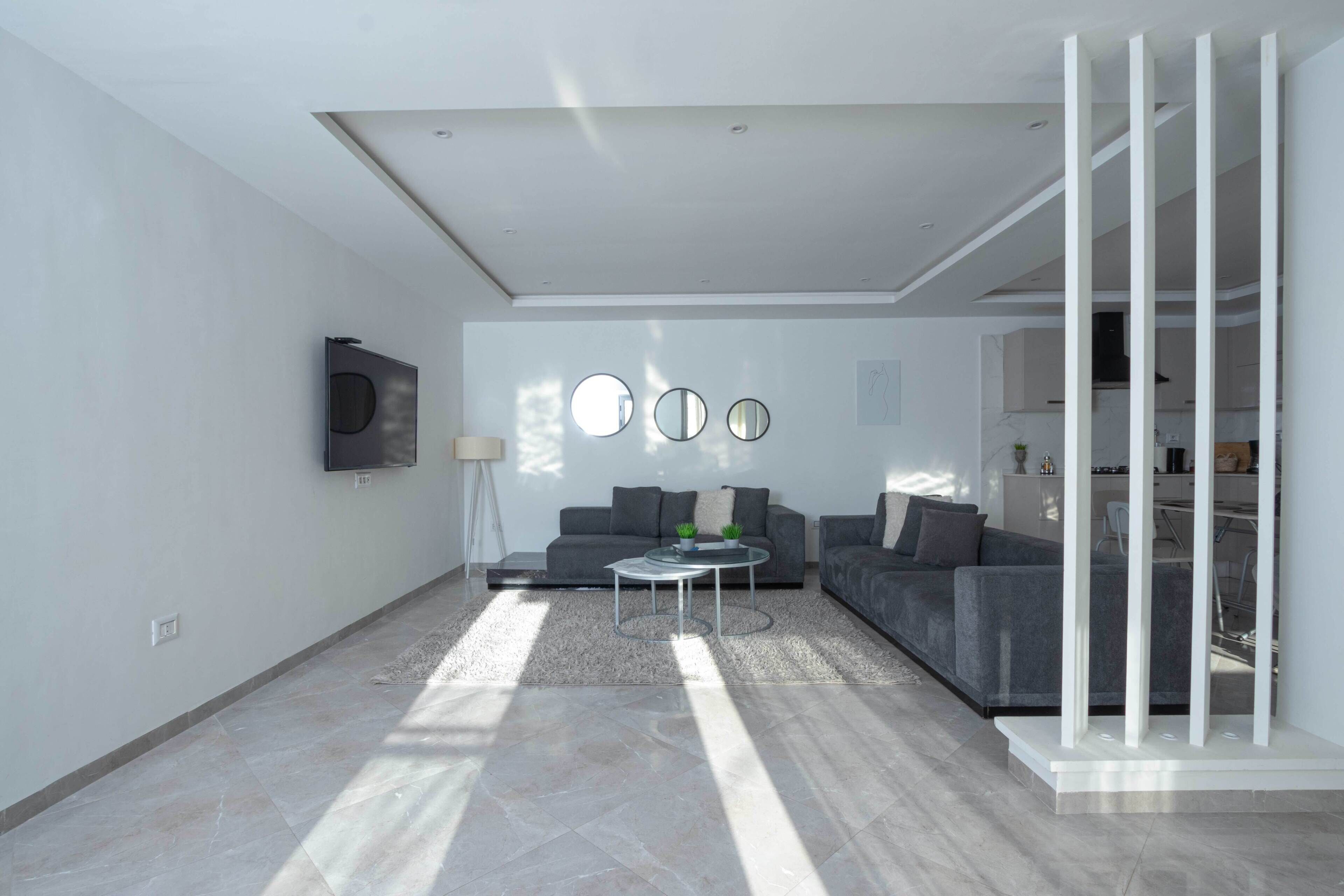Comfort Penthouse, Balcony, City View | Living area