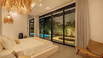 Luxury Villa, Patio, Pool View | In-room safe, desk, iron/ironing board, free WiFi