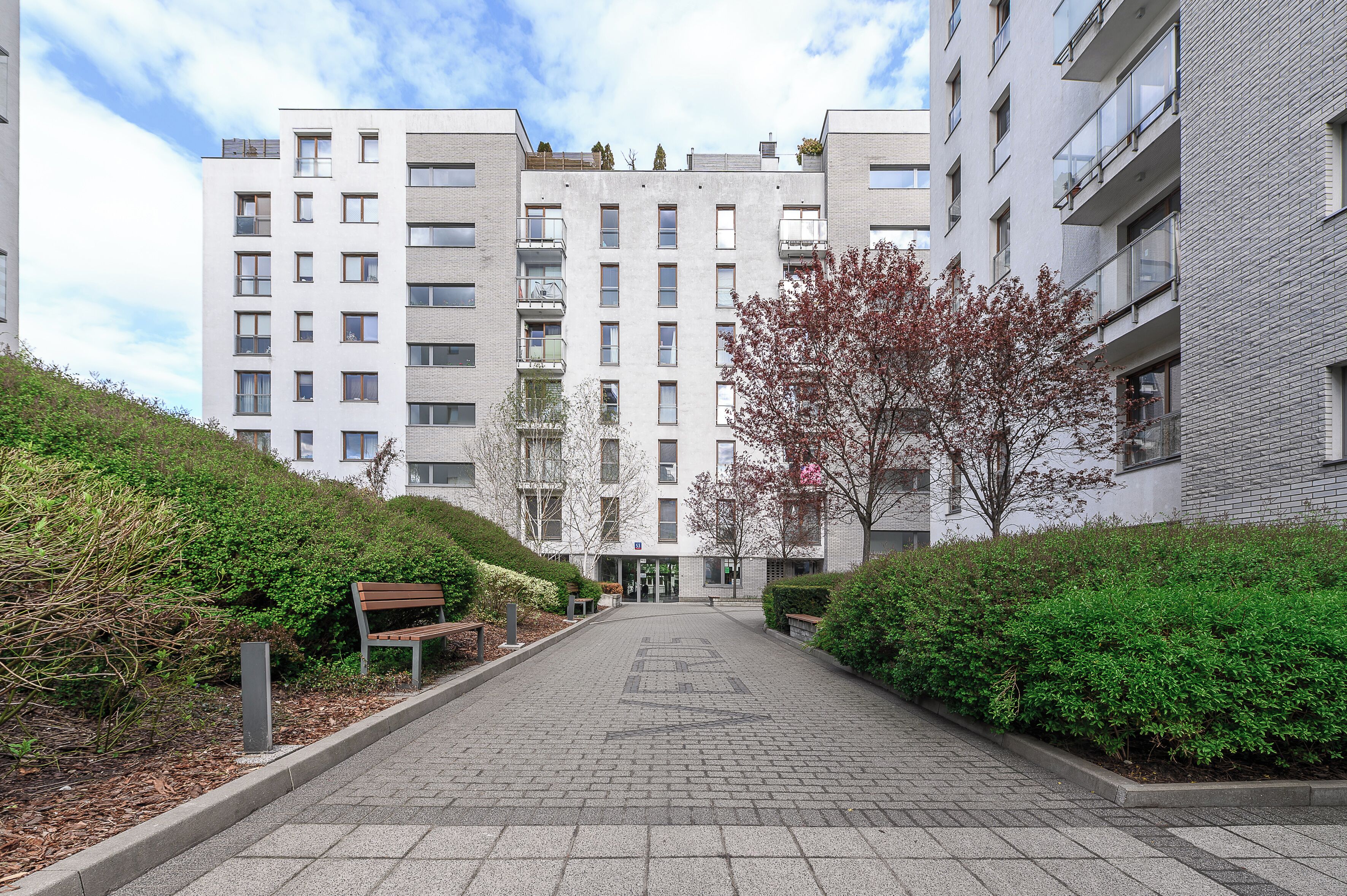 Overnatningsstedets facade