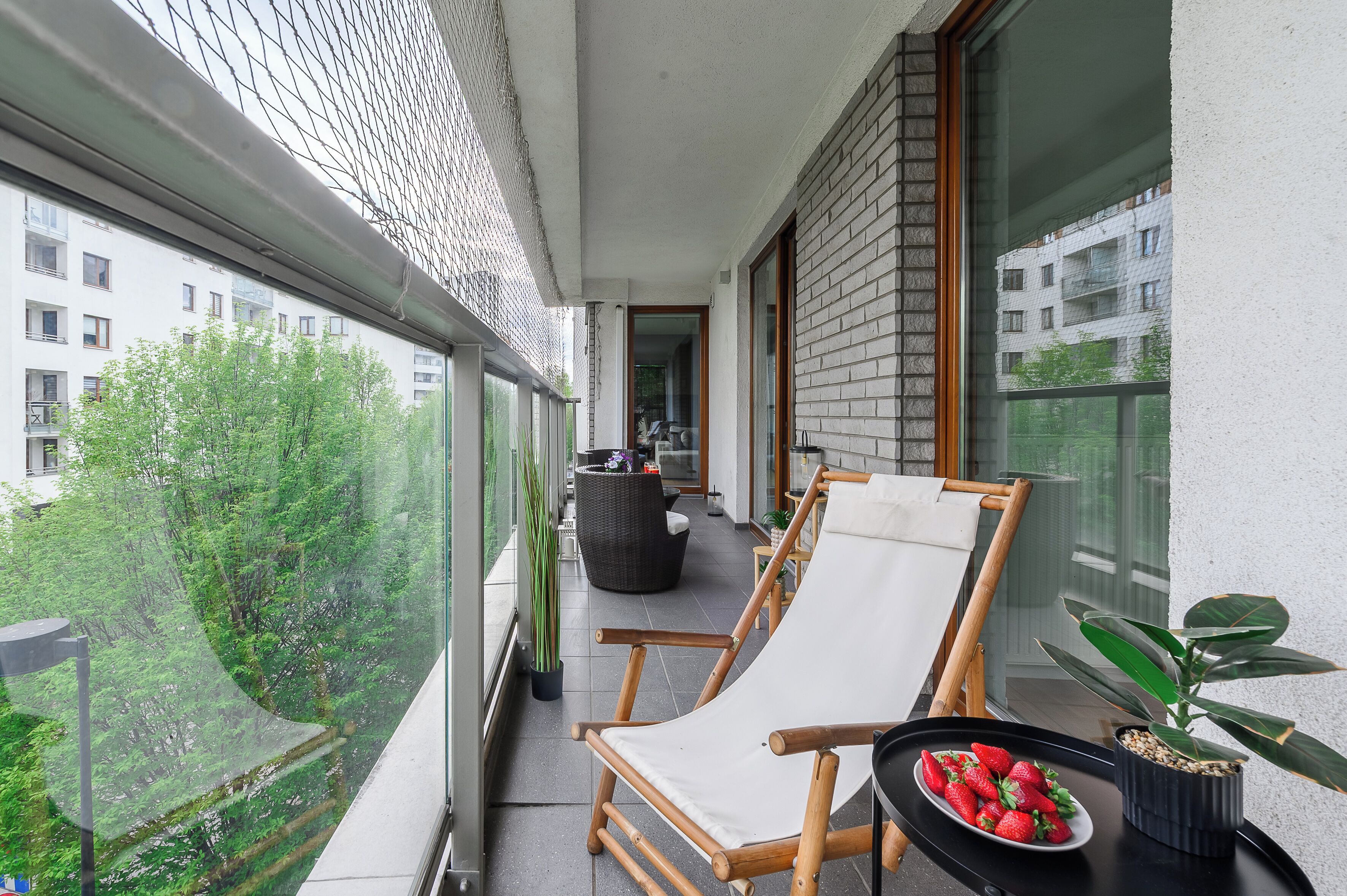 Comfort-lejlighed - balkon - byudsigt | Balkon