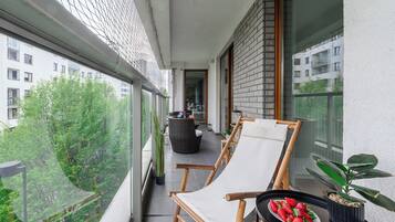 Comfort-lejlighed - balkon - byudsigt | Balkon